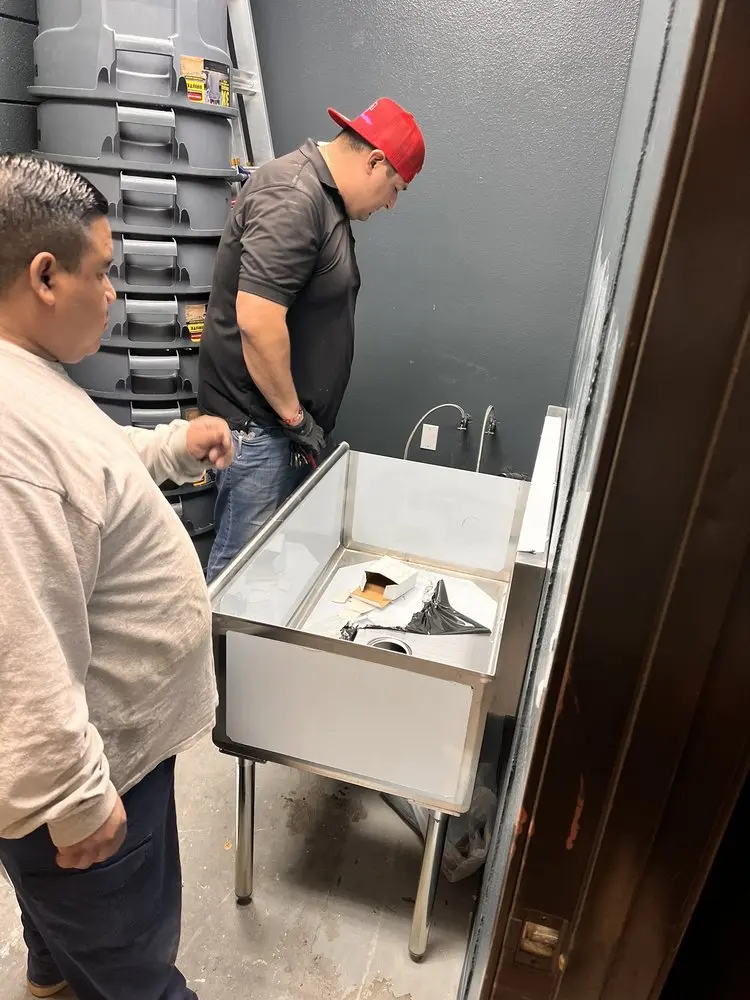 Commercial plumbing and sink installation in Winter Haven